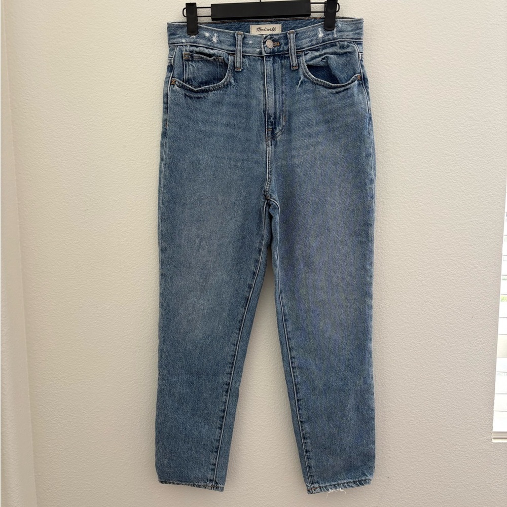 Madewell The Mom Jean in Melva Wash Size 25